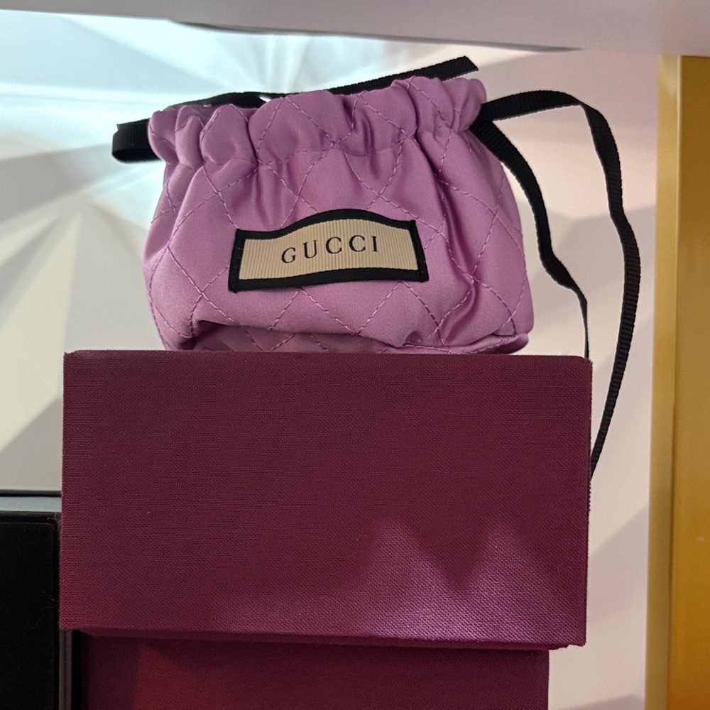 Gucci Purple Accessory Box W/ Pouch